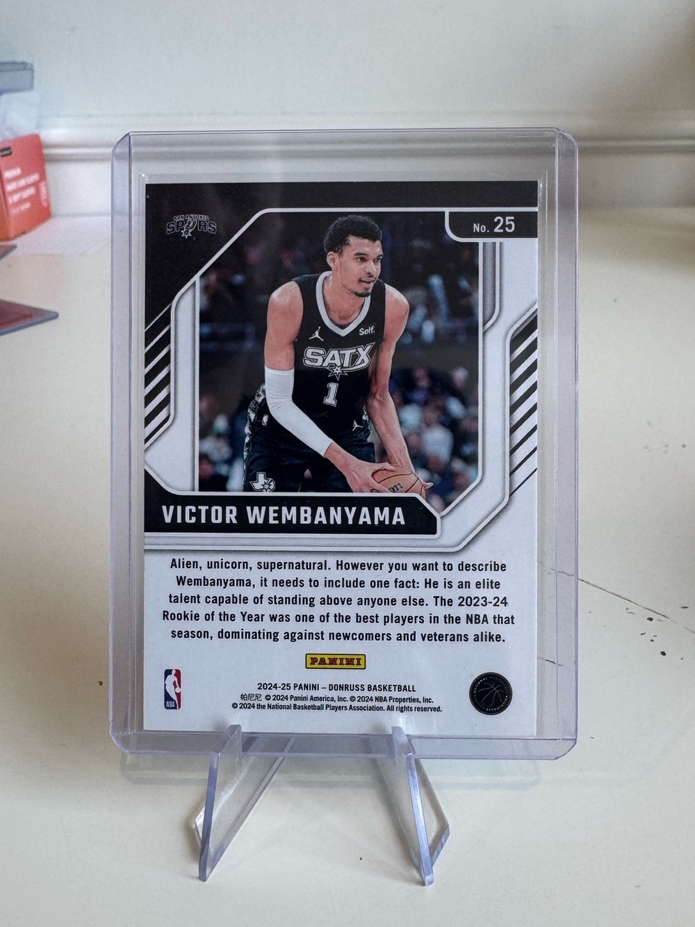 2024 Victor Wembanyama Panini Donruss Franchise Features. San Antonio spurs - Picture 2 of 2